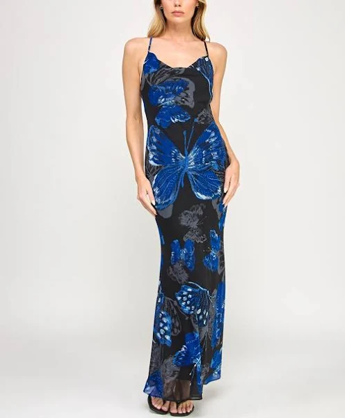 BCX Juniors' Sleeveless Cowlneck Bodycon Dress