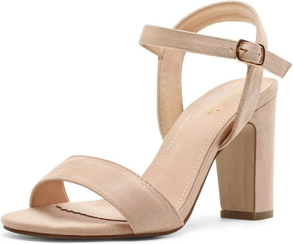 Dream Pairs Women's Chunky Heel Ankle Strap Sandals