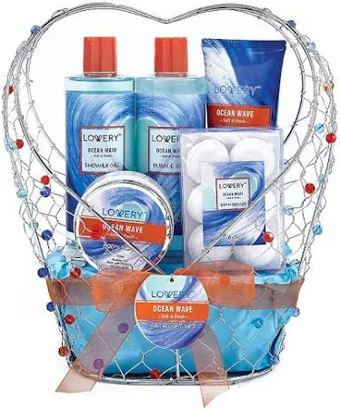 Home Spa Set with Ocean Wave Theme