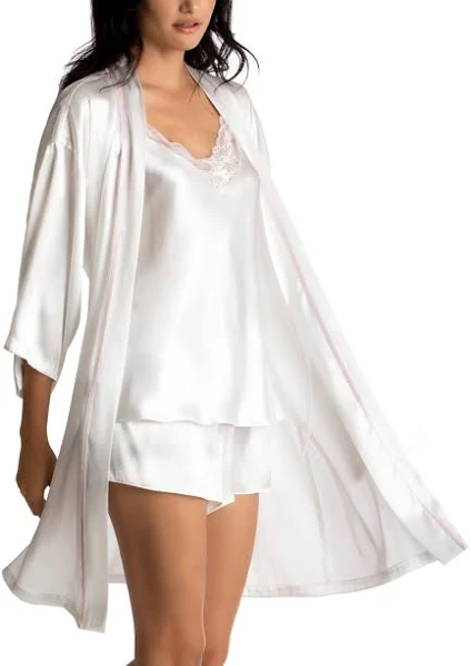 Linea Donatella Bride Satin Wrap Robe for Women