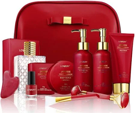 Luxury Japanese Cherry Blossom Spa Gift Set - 11 Pieces