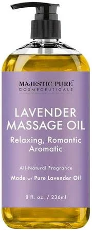 Majestic Pure Lavender Massage Oil
