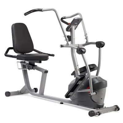 Sunny Health & Fitness Recumbent Elliptical Trainer - Performance Interactive Series