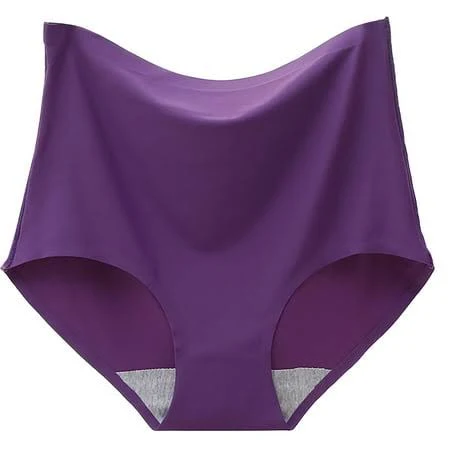 Women's Seamless High Waist Cotton Crotch Belly Underwear